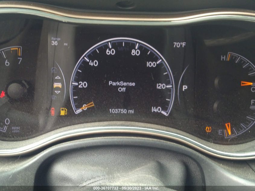 2016 JEEP GRAND CHEROKEE LIMITED - 1C4RJEBG6GC473566