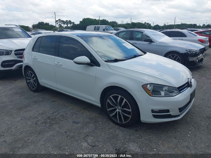 2016 VOLKSWAGEN GOLF TSI SE - 3VW217AU1GM021069