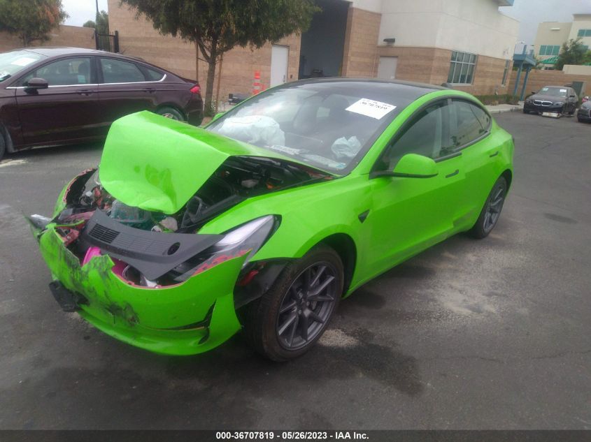 2022 TESLA MODEL 3 LONG RANGE - 5YJ3E1EB3NF289544