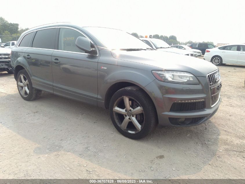 2014 AUDI Q7 3.0T S LINE PRESTIGE - WA1DGAFE1ED001738