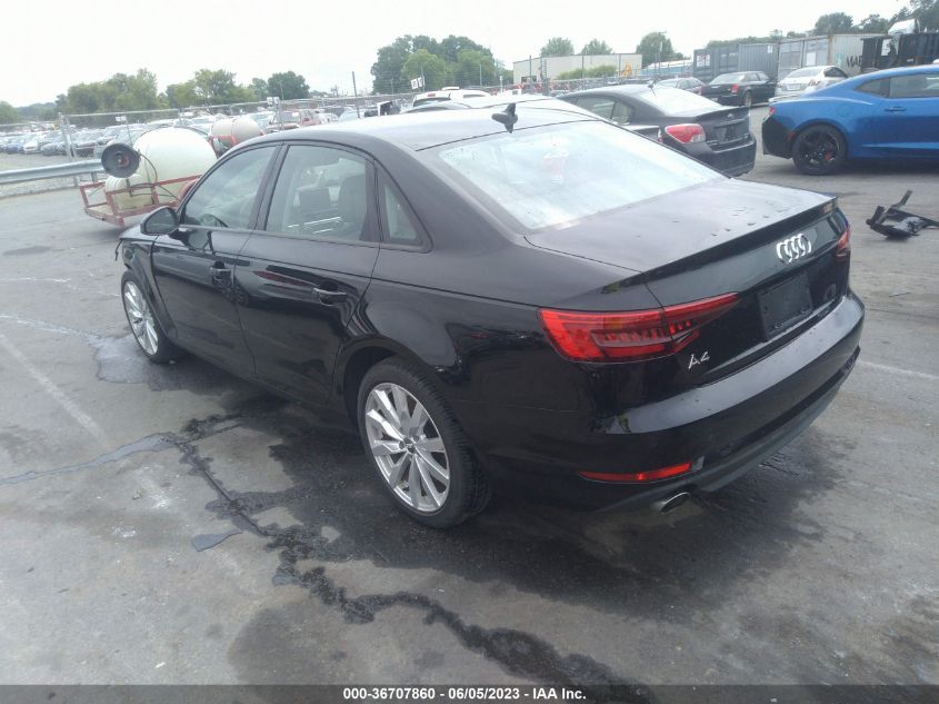 2017 AUDI A4 PREMIUM - WAUGNAF4XHN000972