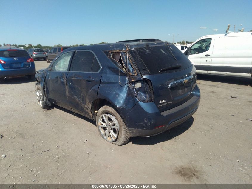 2017 CHEVROLET EQUINOX LT - 2GNFLFEK6H6255132