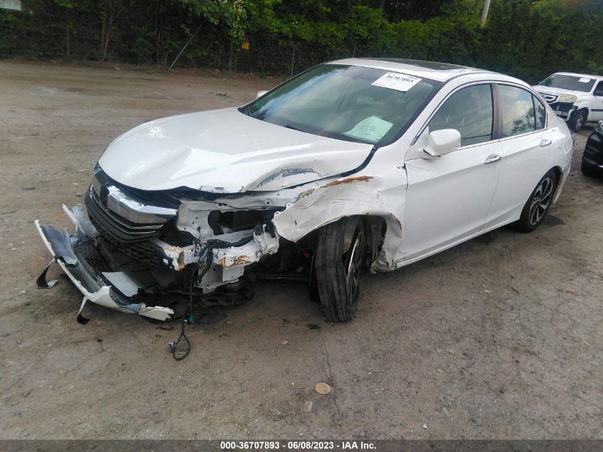 2016 HONDA ACCORD SEDAN EX-L - 1HGCR2F88GA232976