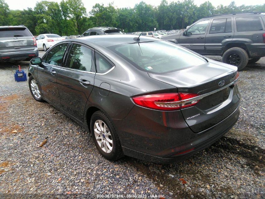 2018 FORD FUSION S - 3FA6P0G72JR245057