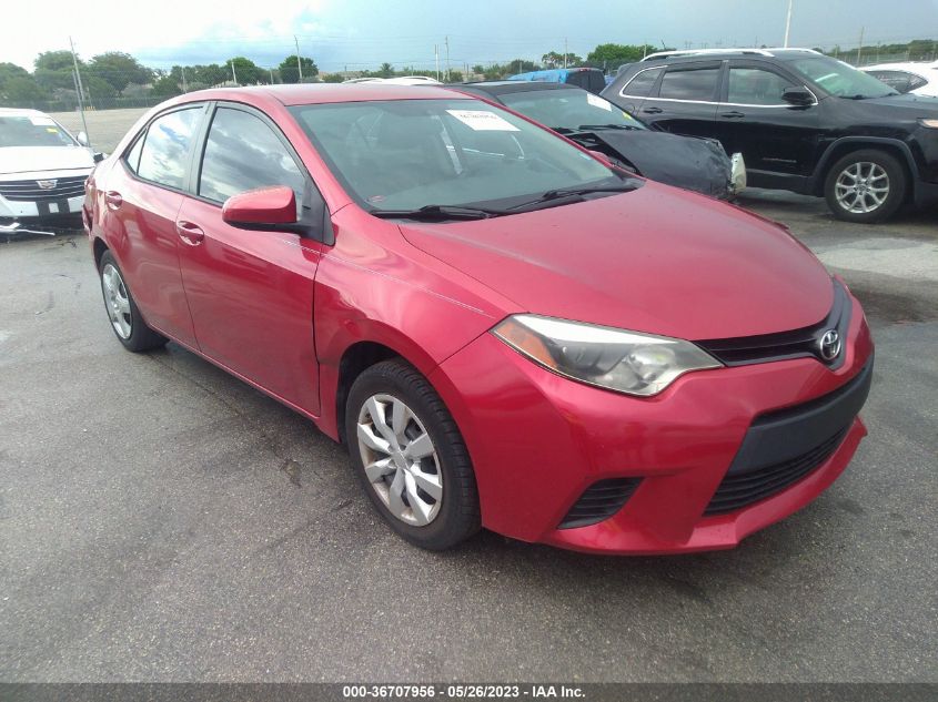 2014 TOYOTA COROLLA L/LE/S/S PLUS/LE PLUS - 5YFBURHE5EP129494