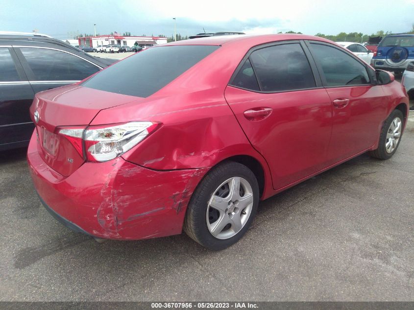 2014 TOYOTA COROLLA L/LE/S/S PLUS/LE PLUS - 5YFBURHE5EP129494