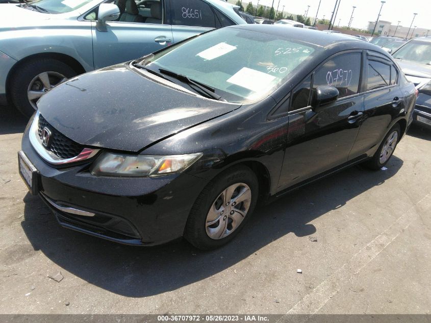 2014 HONDA CIVIC SEDAN LX - 19XFB2F50EE245057