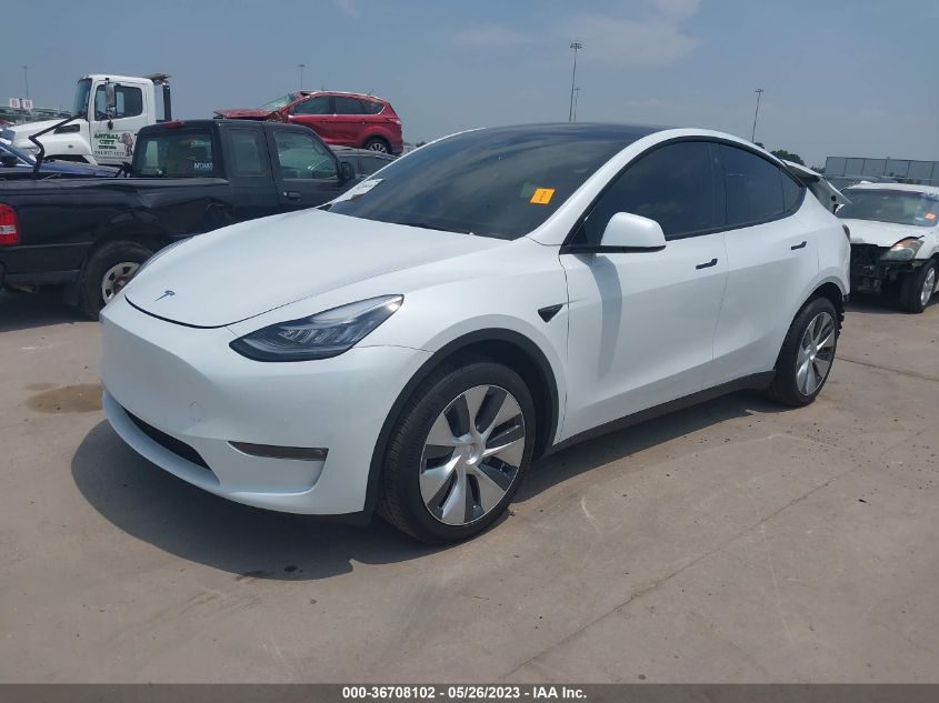 2022 TESLA MODEL Y LONG RANGE - 7SAYGDEE5NF321439