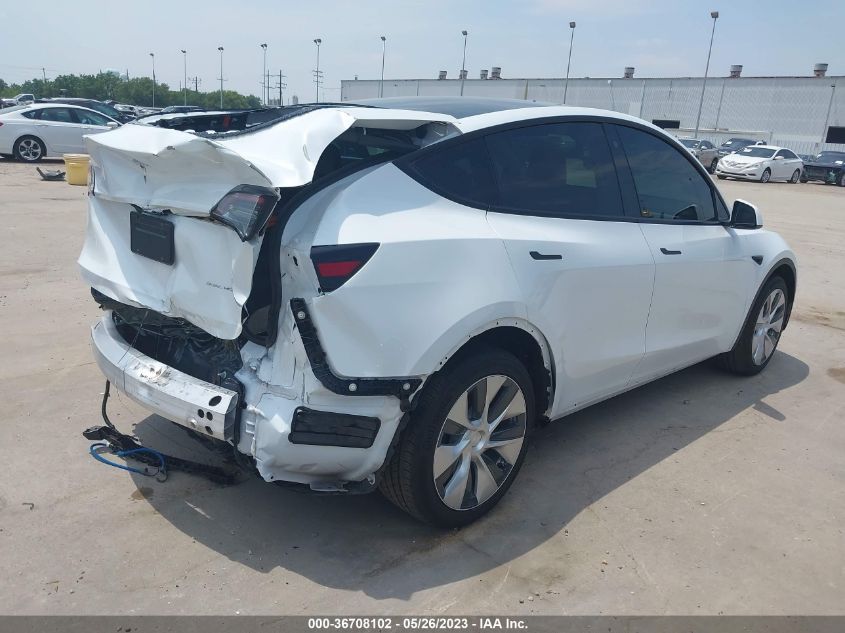2022 TESLA MODEL Y LONG RANGE - 7SAYGDEE5NF321439