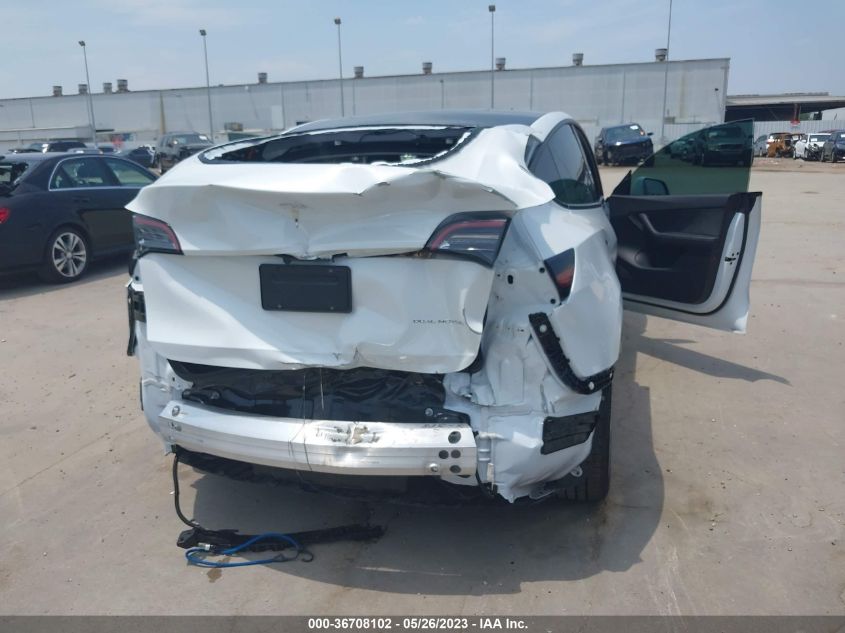 2022 TESLA MODEL Y LONG RANGE - 7SAYGDEE5NF321439