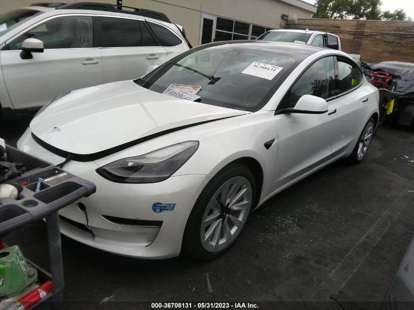 2021 TESLA MODEL 3 STANDARD RANGE PLUS - 5YJ3E1EA8MF031185