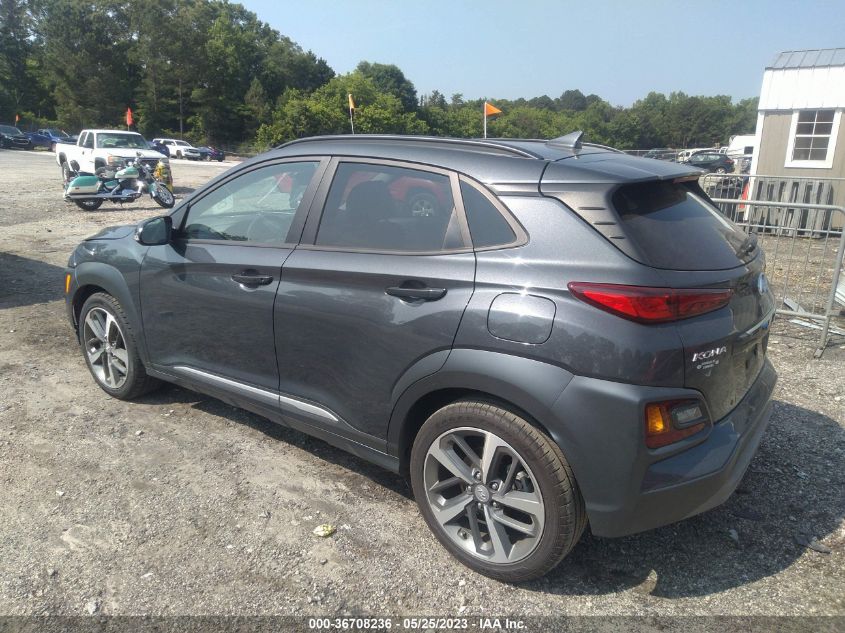 2021 HYUNDAI KONA LIMITED - KM8K33A51MU731896