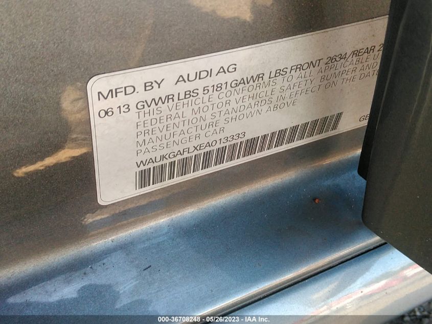 2014 AUDI S4 PRESTIGE - WAUKGAFLXEA013333