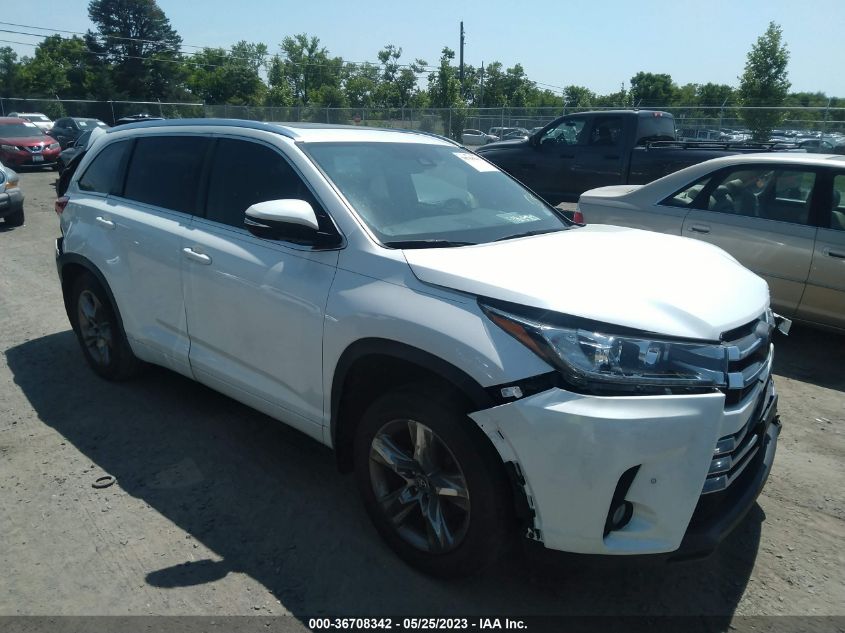 2017 TOYOTA HIGHLANDER LIMITED - 5TDDZRFHXHS431804