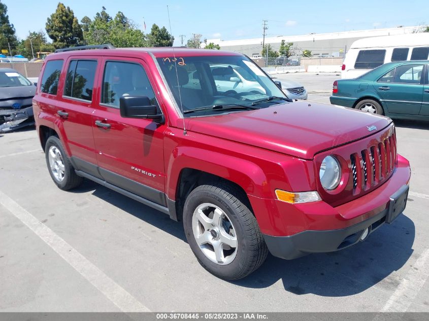 2014 JEEP PATRIOT SPORT - 1C4NJPBB9ED628729