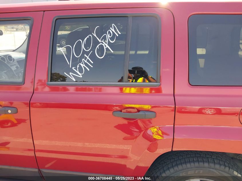 2014 JEEP PATRIOT SPORT - 1C4NJPBB9ED628729