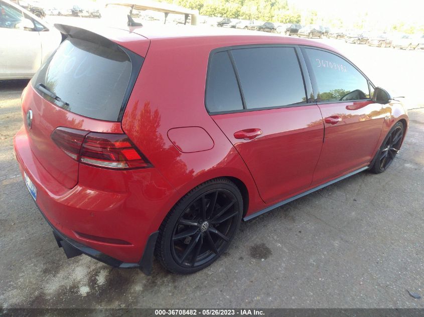 2019 VOLKSWAGEN GOLF R - WVWWA7AU0KW223608