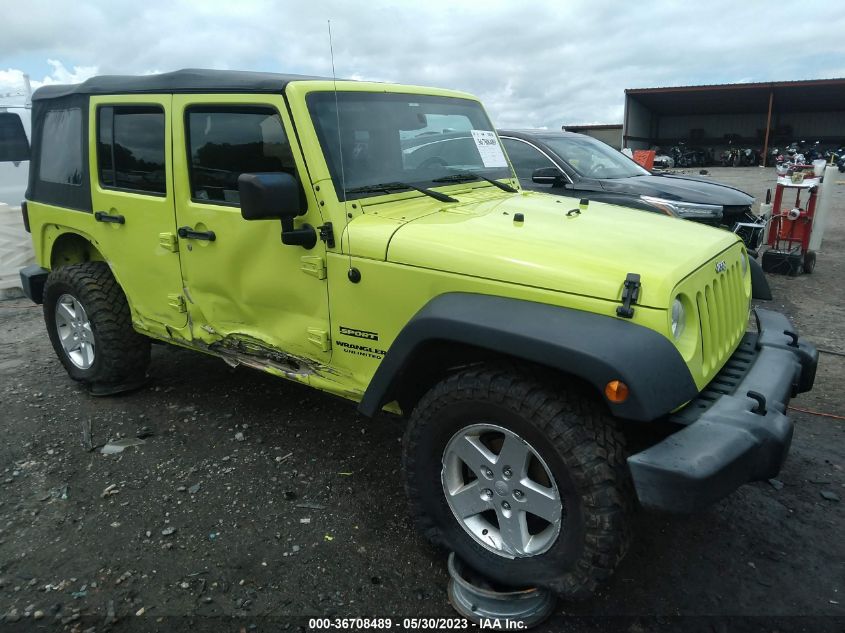 2016 JEEP WRANGLER UNLIMITED SPORT - 1C4BJWDGXGL322847