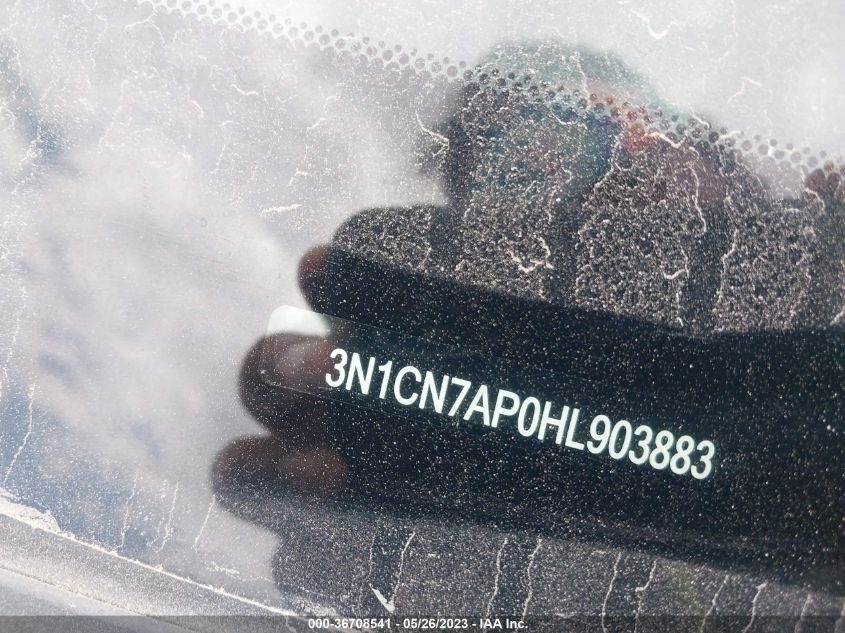 2017 NISSAN VERSA SEDAN S PLUS - 3N1CN7AP0HL903883