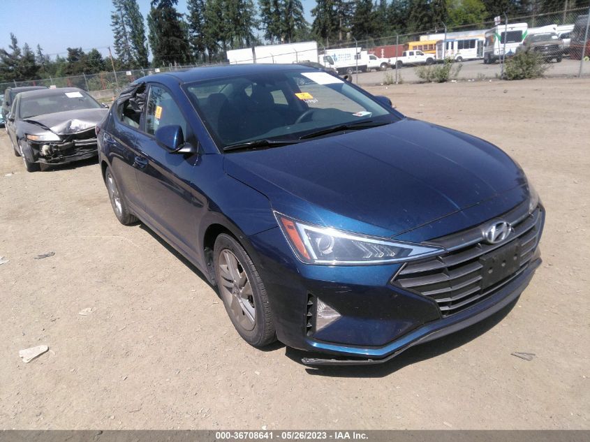 2019 HYUNDAI ELANTRA SEL - 5NPD84LF3KH462656