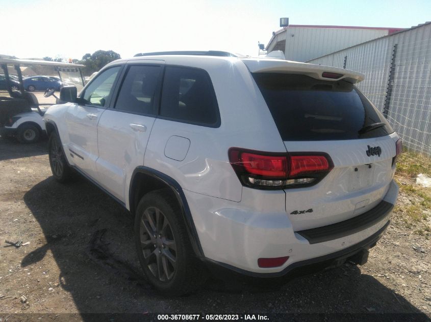 2016 JEEP GRAND CHEROKEE LIMITED 75TH ANNIVERSARY - 1C4RJFBG7GC423538