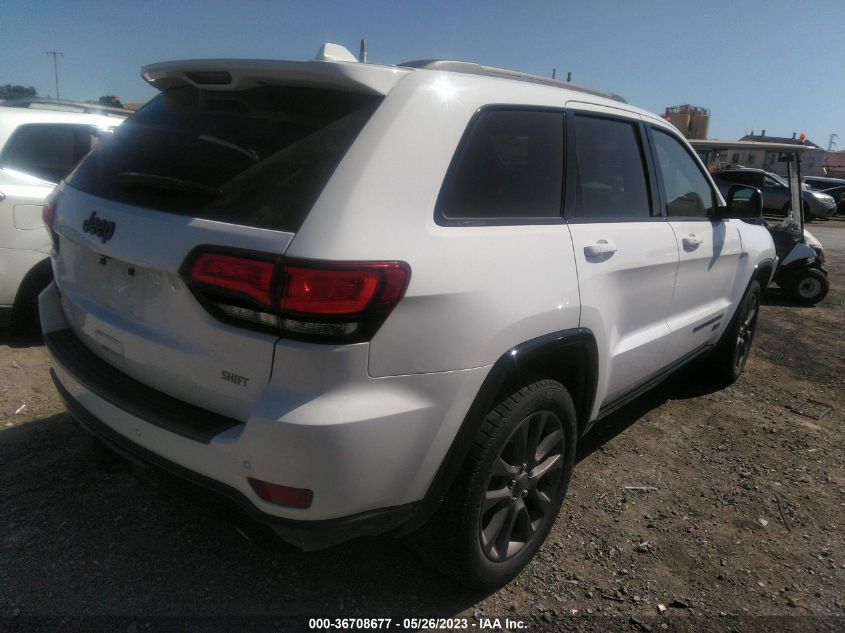 2016 JEEP GRAND CHEROKEE LIMITED 75TH ANNIVERSARY - 1C4RJFBG7GC423538