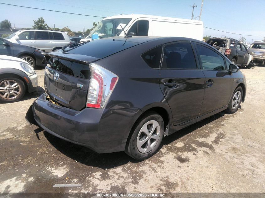 2013 TOYOTA PRIUS ONE/TWO/THREE/FOUR/FIVE - JTDKN3DU7D5701748