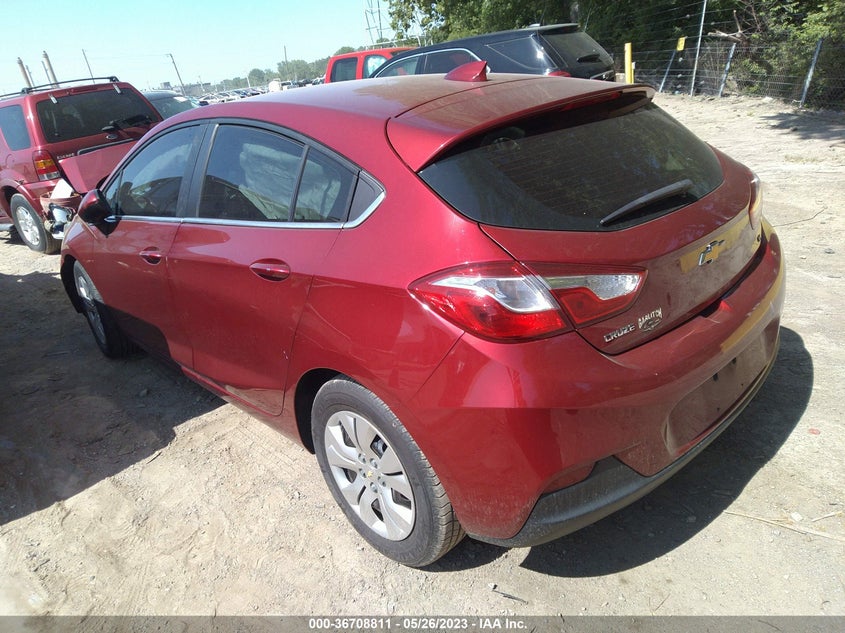 VIN 3G1BE6SM3HS557933 2017 CHEVROLET CRUZE LT