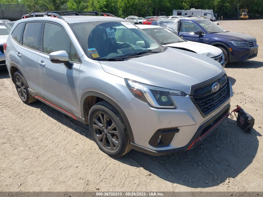 2022 SUBARU FORESTER SPORT - JF2SKAJCXNH422885
