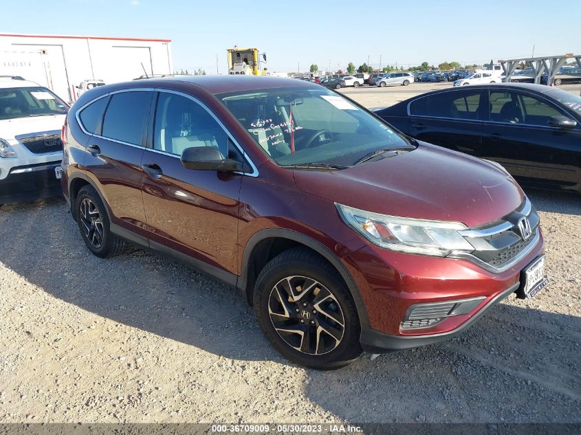 2016 HONDA CR-V SE - 5J6RM3H49GL023588