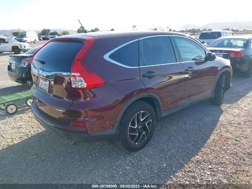 2016 HONDA CR-V SE - 5J6RM3H49GL023588