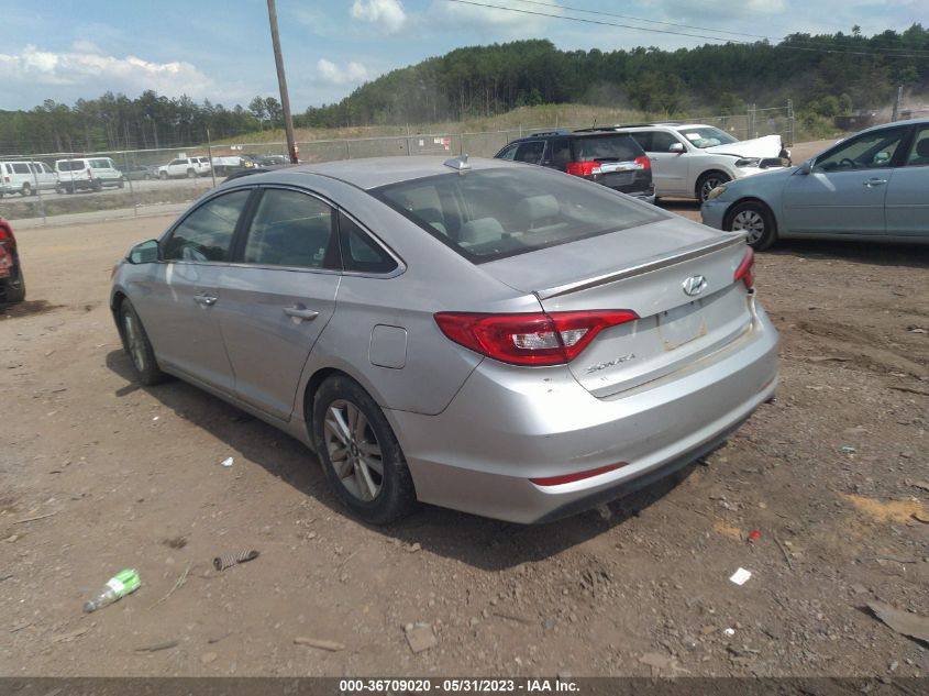 2017 HYUNDAI SONATA 2.4L - 5NPE24AF7HH551986