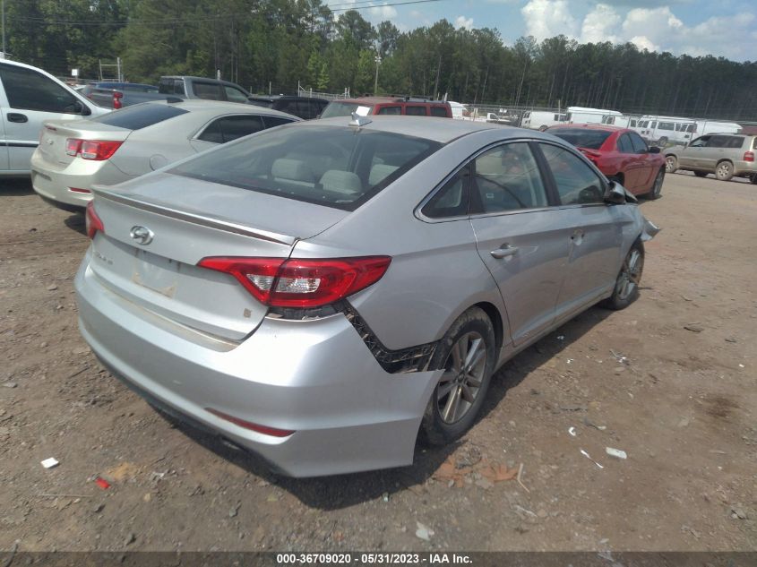 2017 HYUNDAI SONATA 2.4L - 5NPE24AF7HH551986