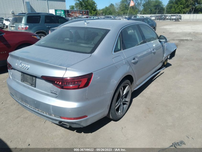 2018 AUDI A4 PREMIUM PLUS - WAUENAF46JA078699