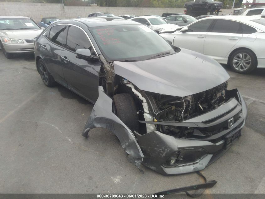 2021 HONDA CIVIC HATCHBACK EX - SHHFK7H64MU400171