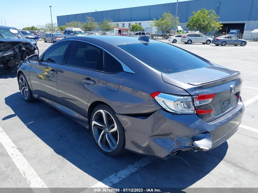 2020 HONDA ACCORD SEDAN SPORT - 1HGCV1F32LA138306