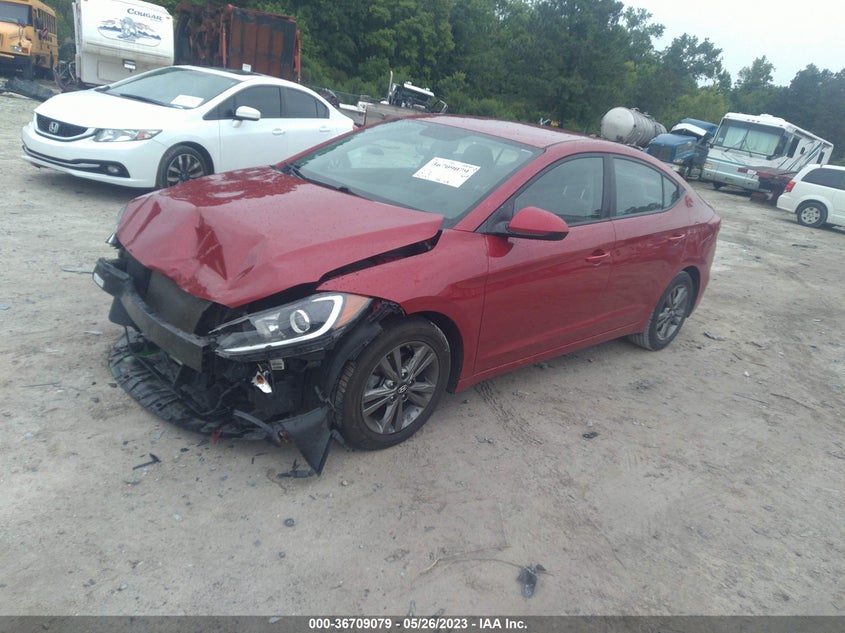 VIN 5NPD84LF0JH232054 2018 HYUNDAI ELANTRA SEL