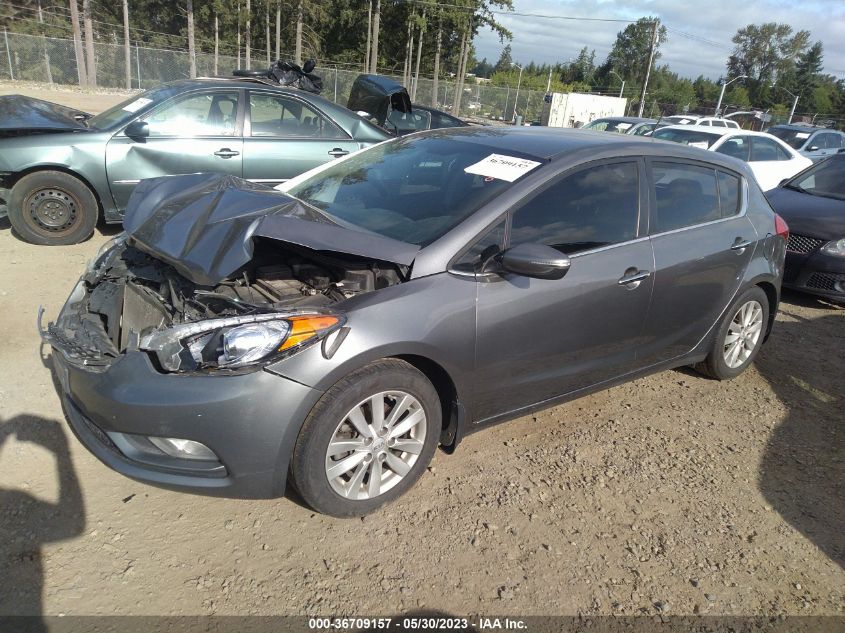 2015 KIA FORTE 5-DOOR EX - KNAFX5A83F5420884