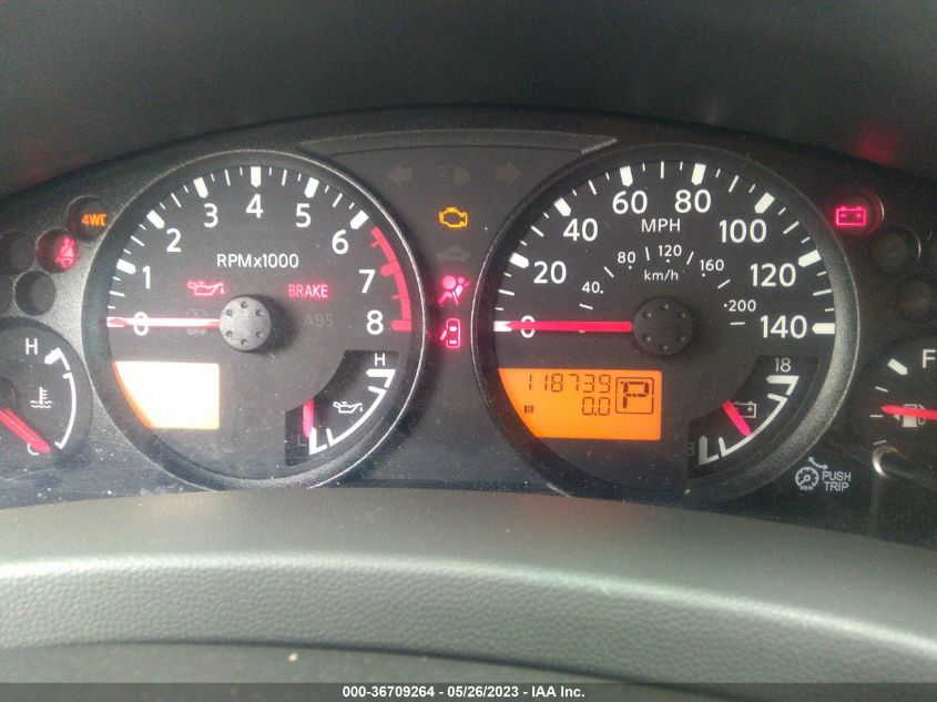 2013 NISSAN XTERRA S 5N1AN0NW0DN820232