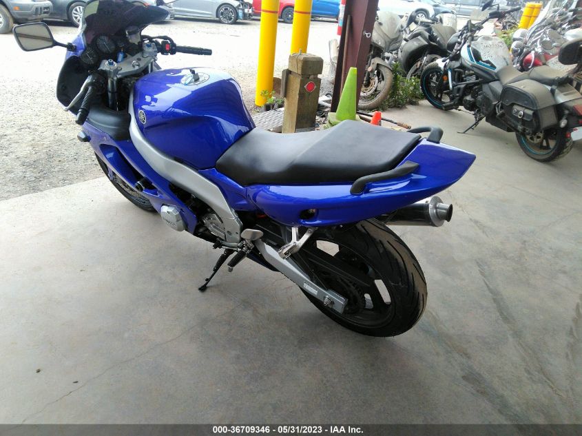 2007 YAMAHA YZF600 R JYARJ10E67A002602