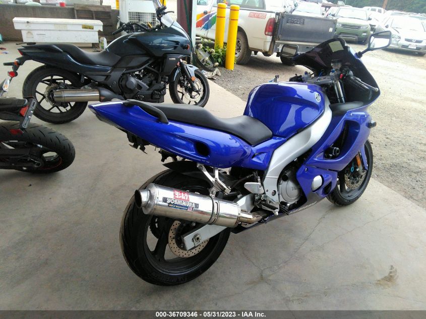 2007 YAMAHA YZF600 R JYARJ10E67A002602
