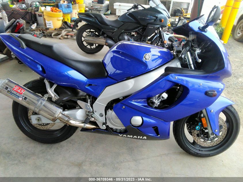 2007 YAMAHA YZF600 R JYARJ10E67A002602