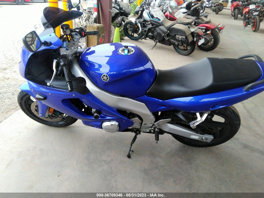 2007 YAMAHA YZF600 R JYARJ10E67A002602