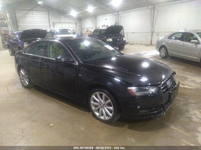 2014 AUDI A4 PREMIUM - WAUBFAFL7EN026309