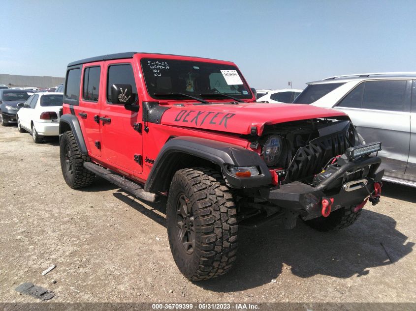 2018 JEEP WRANGLER UNLIMITED SPORT - 1C4HJXDN7JW200435