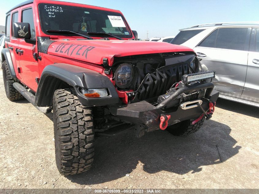 2018 JEEP WRANGLER UNLIMITED SPORT - 1C4HJXDN7JW200435
