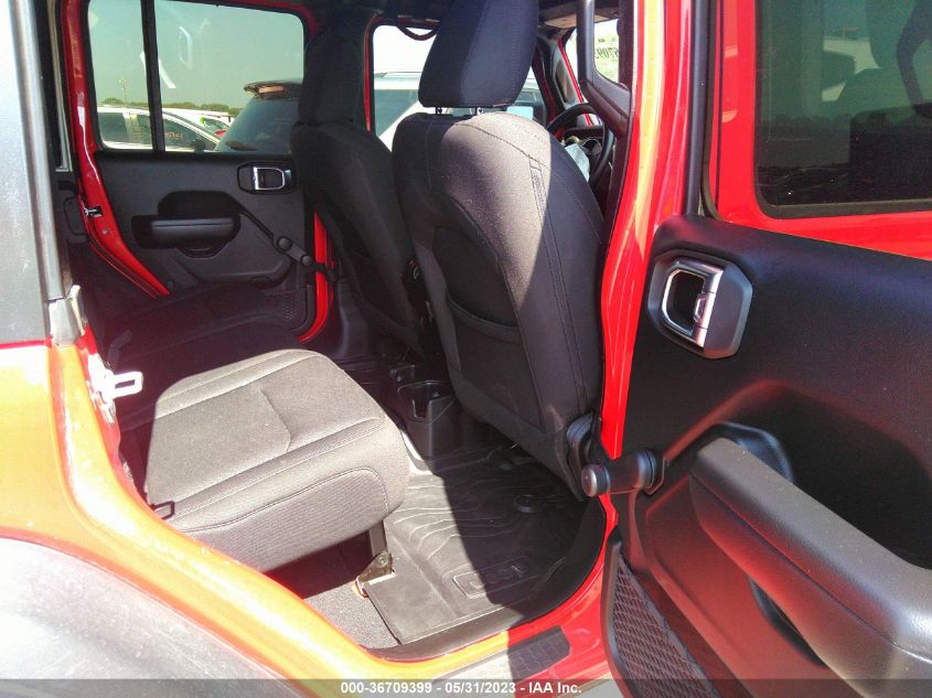 2018 JEEP WRANGLER UNLIMITED SPORT - 1C4HJXDN7JW200435