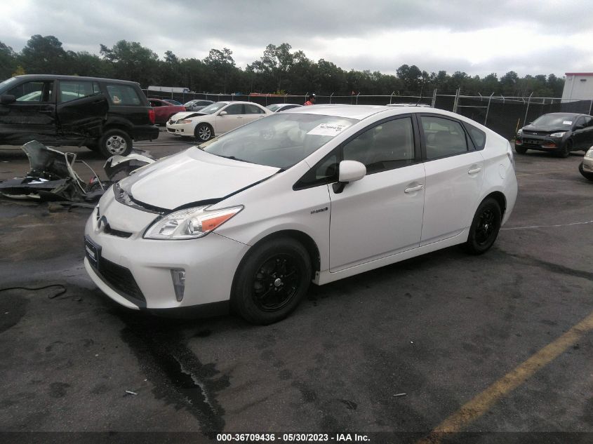 2013 TOYOTA PRIUS ONE/TWO/THREE/FOUR/FIVE - JTDKN3DU6D0353728