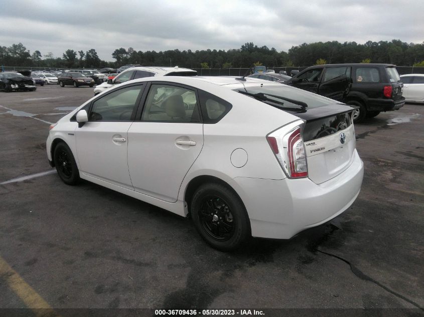 2013 TOYOTA PRIUS ONE/TWO/THREE/FOUR/FIVE - JTDKN3DU6D0353728
