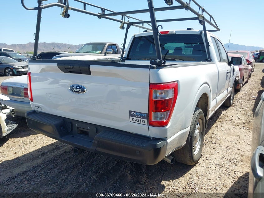VIN 1FTEX1CB7MKE93447 2021 FORD F-150 XL/XLT